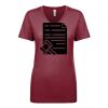 Next Level Apparel 1540 - Ladies' Ideal V-Neck Thumbnail