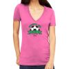 Tultex 214 - Ladies' Slim Fit Fine Jersey V-Neck Thumbnail