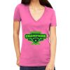 Tultex 214 - Ladies' Slim Fit Fine Jersey V-Neck Thumbnail