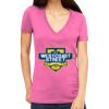 Tultex 214 - Ladies' Slim Fit Fine Jersey V-Neck Thumbnail