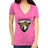 Tultex 214 - Ladies' Slim Fit Fine Jersey V-Neck Thumbnail