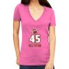 Tultex 214 - Ladies' Slim Fit Fine Jersey V-Neck Thumbnail