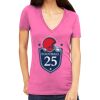 Tultex 214 - Ladies' Slim Fit Fine Jersey V-Neck Thumbnail