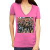 Tultex 214 - Ladies' Slim Fit Fine Jersey V-Neck Thumbnail