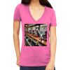Tultex 214 - Ladies' Slim Fit Fine Jersey V-Neck Thumbnail