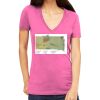 Tultex 214 - Ladies' Slim Fit Fine Jersey V-Neck Thumbnail