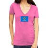 Tultex 214 - Ladies' Slim Fit Fine Jersey V-Neck Thumbnail