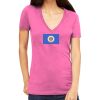 Tultex 214 - Ladies' Slim Fit Fine Jersey V-Neck Thumbnail