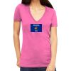 Tultex 214 - Ladies' Slim Fit Fine Jersey V-Neck Thumbnail
