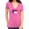Tultex 214 - Ladies' Slim Fit Fine Jersey V-Neck Thumbnail