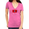 Tultex 214 - Ladies' Slim Fit Fine Jersey V-Neck Thumbnail