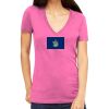 Tultex 214 - Ladies' Slim Fit Fine Jersey V-Neck Thumbnail