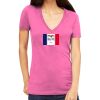 Tultex 214 - Ladies' Slim Fit Fine Jersey V-Neck Thumbnail