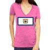 Tultex 214 - Ladies' Slim Fit Fine Jersey V-Neck Thumbnail