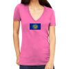 Tultex 214 - Ladies' Slim Fit Fine Jersey V-Neck Thumbnail