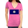 Tultex 214 - Ladies' Slim Fit Fine Jersey V-Neck Thumbnail