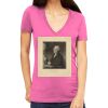 Tultex 214 - Ladies' Slim Fit Fine Jersey V-Neck Thumbnail
