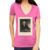 Tultex 214 - Ladies' Slim Fit Fine Jersey V-Neck Thumbnail