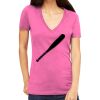Tultex 214 - Ladies' Slim Fit Fine Jersey V-Neck Thumbnail