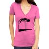 Tultex 214 - Ladies' Slim Fit Fine Jersey V-Neck Thumbnail