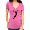 Tultex 214 - Ladies' Slim Fit Fine Jersey V-Neck Thumbnail