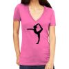 Tultex 214 - Ladies' Slim Fit Fine Jersey V-Neck Thumbnail