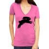 Tultex 214 - Ladies' Slim Fit Fine Jersey V-Neck Thumbnail