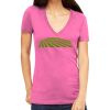 Tultex 214 - Ladies' Slim Fit Fine Jersey V-Neck Thumbnail
