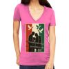 Tultex 214 - Ladies' Slim Fit Fine Jersey V-Neck Thumbnail