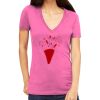 Tultex 214 - Ladies' Slim Fit Fine Jersey V-Neck Thumbnail