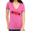Tultex 214 - Ladies' Slim Fit Fine Jersey V-Neck Thumbnail