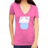 Tultex 214 - Ladies' Slim Fit Fine Jersey V-Neck Thumbnail