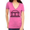 Tultex 214 - Ladies' Slim Fit Fine Jersey V-Neck Thumbnail