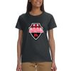 Gildan 100% Cotton Ladies T-Shirt Thumbnail