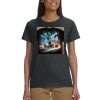 Gildan 100% Cotton Ladies T-Shirt Thumbnail