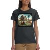 Gildan 100% Cotton Ladies T-Shirt Thumbnail