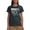 Gildan 100% Cotton Ladies T-Shirt Thumbnail